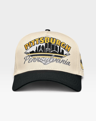 Pittsburgh Snapback - The Crosby - Shells Vintage Hat Co.
