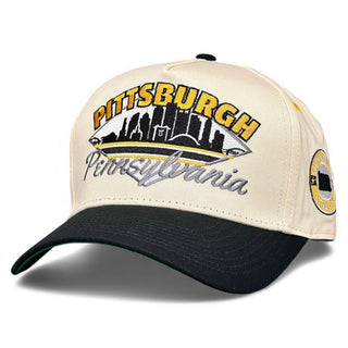Pittsburgh Snapback - The Crosby - Shells Vintage Hat Co.