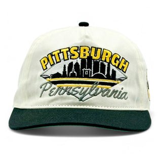 Pittsburgh Snapback - The Crosby - Shells Vintage Hat Co.