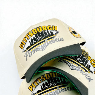 Pittsburgh Snapback - The Crosby - Shells Vintage Hat Co.