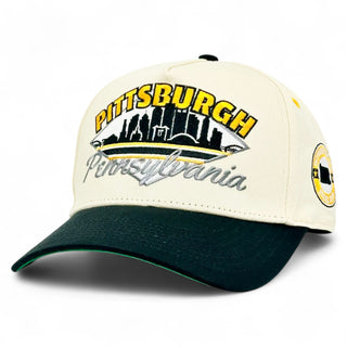 Pittsburgh Snapback - The Crosby - Shells Vintage Hat Co.