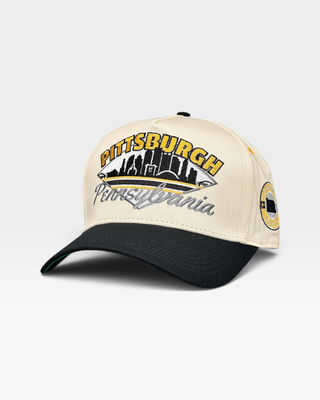 Pittsburgh Snapback - The Crosby - Shells Vintage Hat Co.