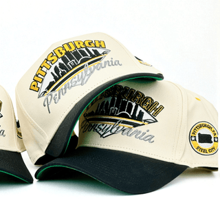 Pittsburgh Snapback - The Crosby - Shells Vintage Hat Co.