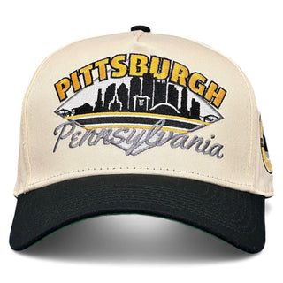 Pittsburgh Snapback - The Crosby - Shells Vintage Hat Co.