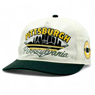 Pittsburgh Snapback - The Crosby - Shells Vintage Hat Co.