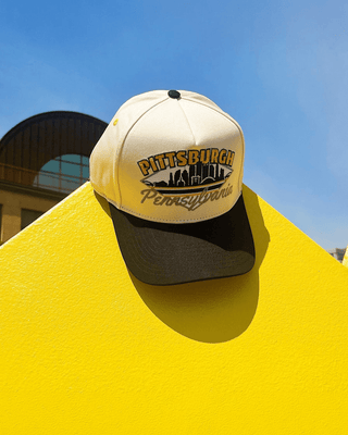 Pittsburgh Snapback - The Crosby - Shells Vintage Hat Co.