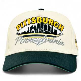 Pittsburgh Snapback - The Crosby - Shells Vintage Hat Co.