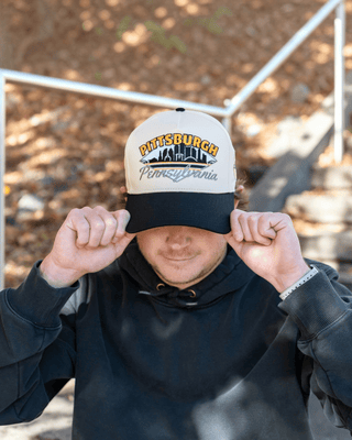 Pittsburgh Snapback - The Crosby - Shells Vintage Hat Co.