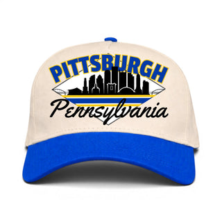 Pittsburgh Snapback - The Fitzgerald - Shells Vintage Hat Co.
