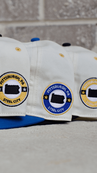 Pittsburgh Snapback - The Fitzgerald - Shells Vintage Hat Co.