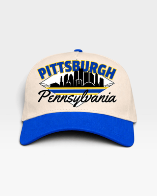 Pittsburgh Snapback - The Fitzgerald - Shells Vintage Hat Co.