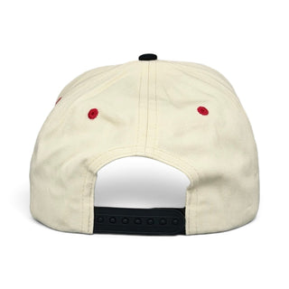 Raleigh Snapback - The Oak (Cream/Black) - Shells Vintage Hat Co.