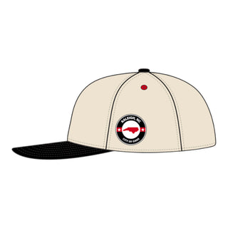Raleigh Snapback - The Oak (Cream/Black) - Shells Vintage Hat Co.