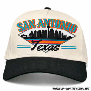 San Antonio Snapback - The Popovich - Shells Vintage Hat Co.