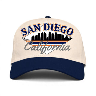 San Diego Snapback - The Gwynn - Shells Vintage Hat Co.