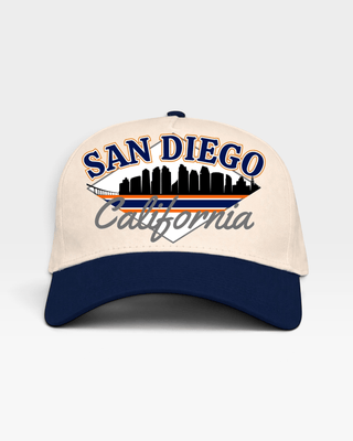 San Diego Snapback - The Gwynn - Shells Vintage Hat Co.