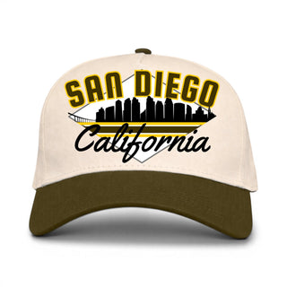 San Diego Snapback - The Machado - Shells Vintage Hat Co.
