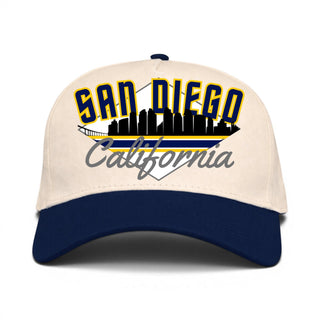 San Diego Snapback - The Tomlinson - Shells Vintage Hat Co.
