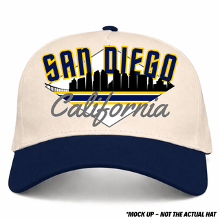 San Diego Snapback - The Tomlinson - Shells Vintage Hat Co.