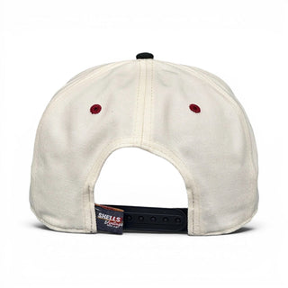 San Francisco Snapback - The Montana (Cream/Black) - Shells Vintage Hat Co.