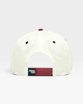 San Francisco Snapback - The Montana (Cream/Red) - Shells Vintage Hat Co.
