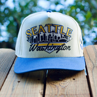 Seattle Snapback - The Ichiro - Shells Vintage Hat Co.