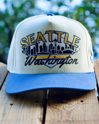 Seattle Snapback - The Ichiro - Shells Vintage Hat Co.