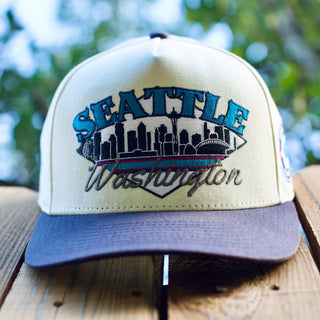 Seattle Snapback - The Kraken - Shells Vintage Hat Co.