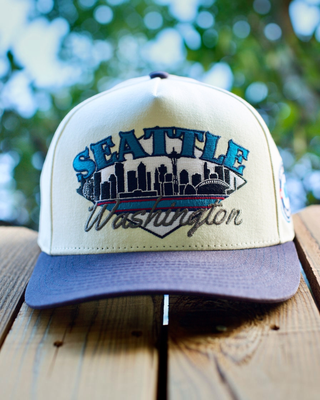 Seattle Snapback - The Kraken - Shells Vintage Hat Co.