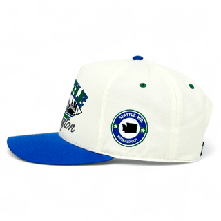 Seattle Snapback - The Largent - Shells Vintage Hat Co.