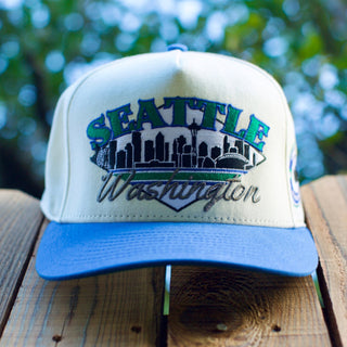 Seattle Snapback - The Largent - Shells Vintage Hat Co.