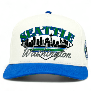 Seattle Snapback - The Largent - Shells Vintage Hat Co.