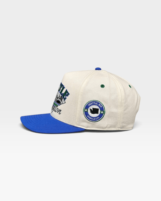 Seattle Snapback - The Largent - Shells Vintage Hat Co.