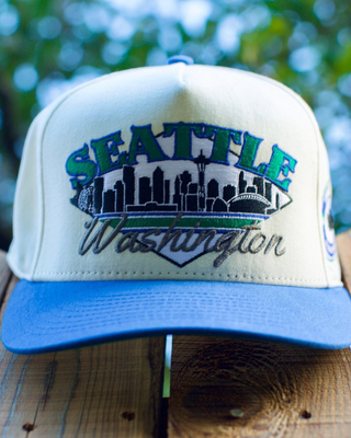 Seattle Snapback - The Largent - Shells Vintage Hat Co.