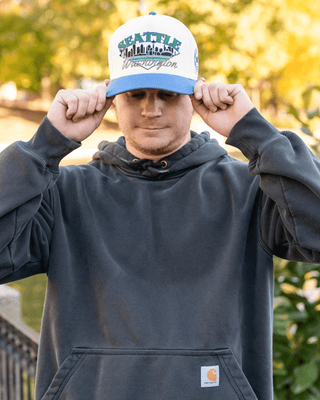 Seattle Snapback - The Largent - Shells Vintage Hat Co.