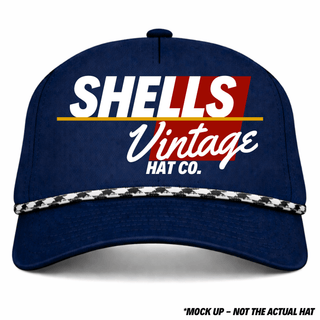 Shells Vintage Hat Co. Snapback - The Shell (Navy) - Shells Vintage Hat Co.