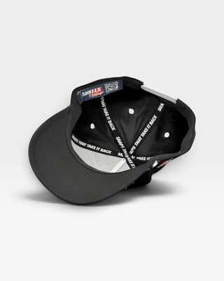 Shells Vintage Snapback - The Shell (Black) - Shells Vintage Hat Co.