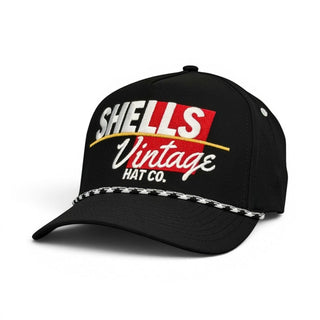 Shells Vintage Snapback - The Shell (Black) - Shells Vintage Hat Co.