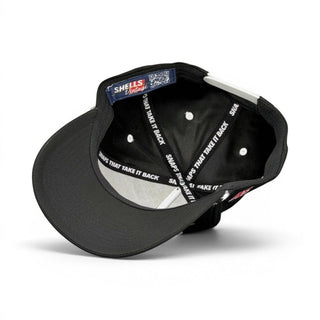Shells Vintage Snapback - The Shell (Black) - Shells Vintage Hat Co.