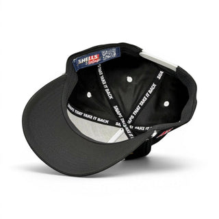 Shells Vintage Snapback - The Shell (Black) - Shells Vintage Hat Co.