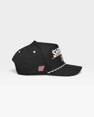Shells Vintage Snapback - The Shell (Black) - Shells Vintage Hat Co.