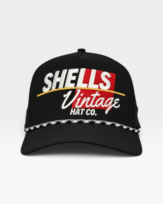 Shells Vintage Snapback - The Shell (Black) - Shells Vintage Hat Co.