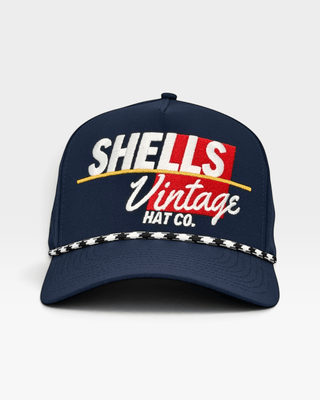 Shells Vintage Snapback - The Shell (Navy) - Shells Vintage Hat Co.