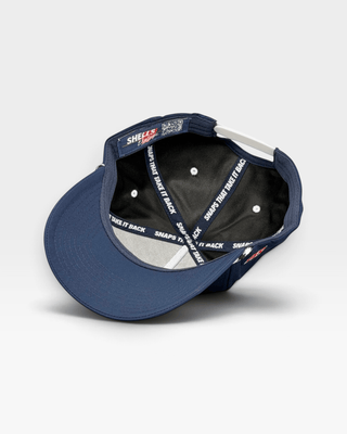 Shells Vintage Snapback - The Shell (Navy) - Shells Vintage Hat Co.