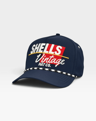 Shells Vintage Snapback - The Shell (Navy) - Shells Vintage Hat Co.