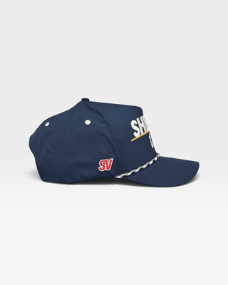 Shells Vintage Snapback - The Shell (Navy) - Shells Vintage Hat Co.