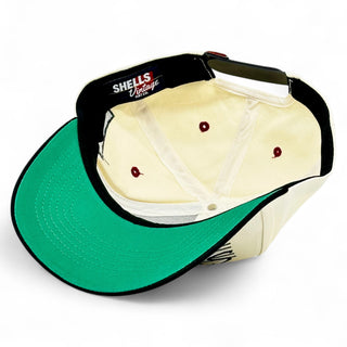 South Carolina Snapback - The Willy B (Cream/Black) - Shells Vintage Hat Co.