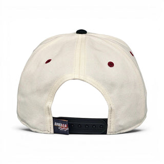 South Carolina Snapback - The Willy B (Cream/Black) - Shells Vintage Hat Co.