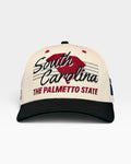 South Carolina Snapback - The Willy B (Cream/Black)
