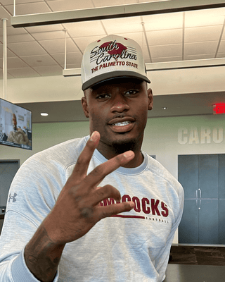 South Carolina Snapback - The Willy B (Cream/Black) - Shells Vintage Hat Co.
